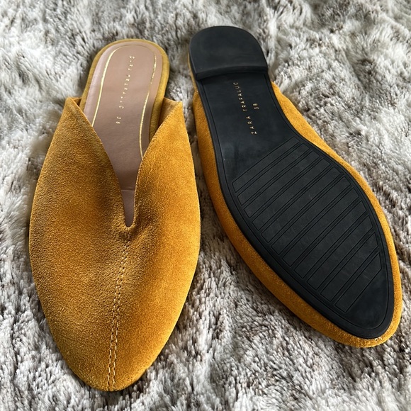 💫Zara Suede Slides💫 - Picture 2 of 5